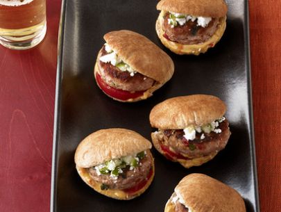 Turkey Hummus Sliders