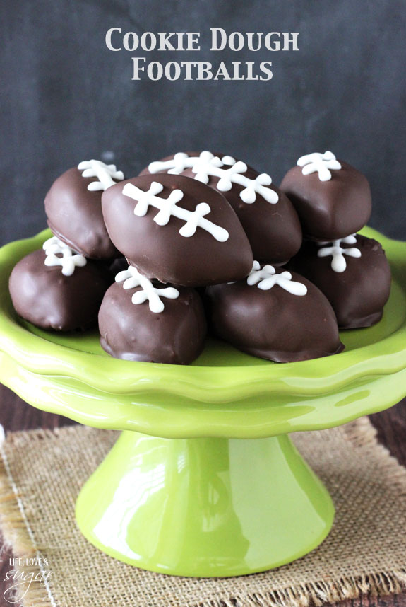 Cookie Dough Footballs