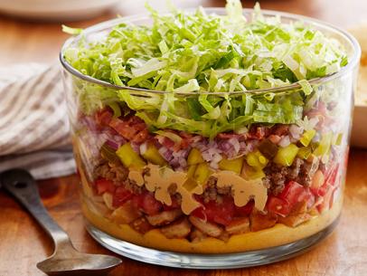 Nive Layer Cheeseburger Dip