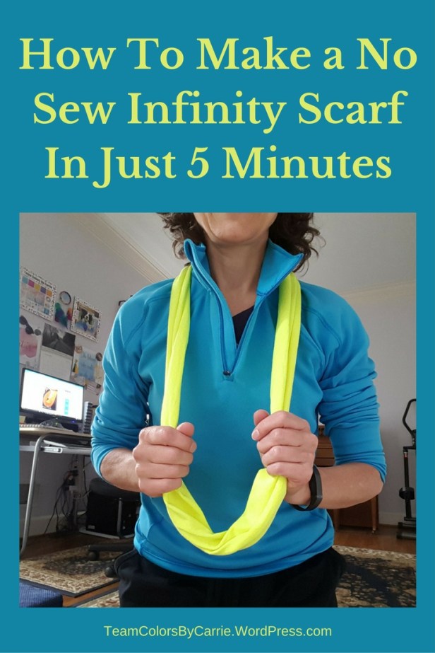 How To Make a No Sew Infinity Scarf In Just 5 Minutes