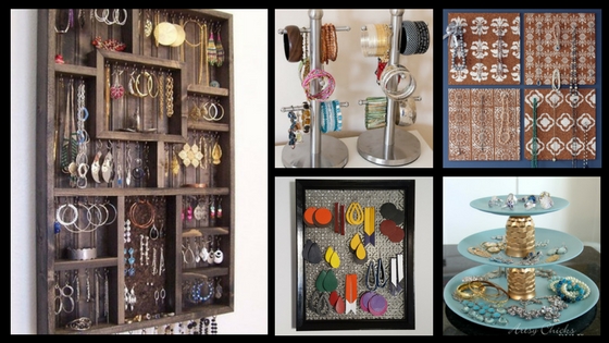 Jewelry display and organization DIY