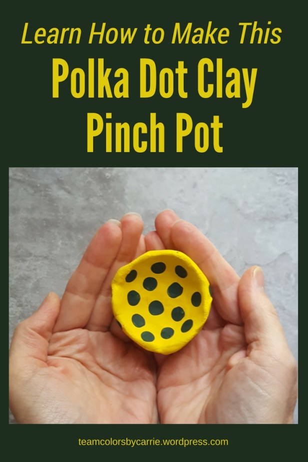 Learn How to Make This Polka Dot Clay Pinch Pot