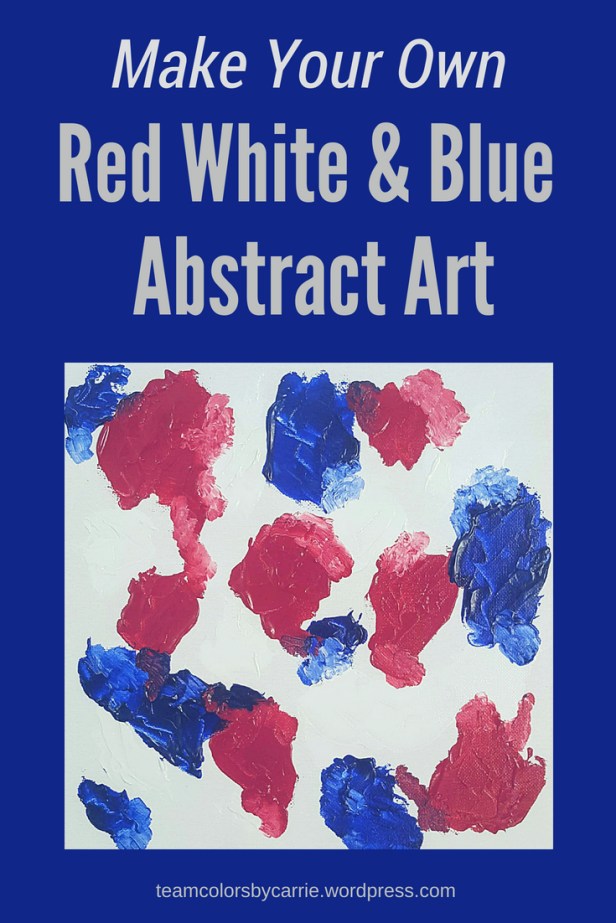 How to Make This Easy Red, White and Blue Wall Art (1)
