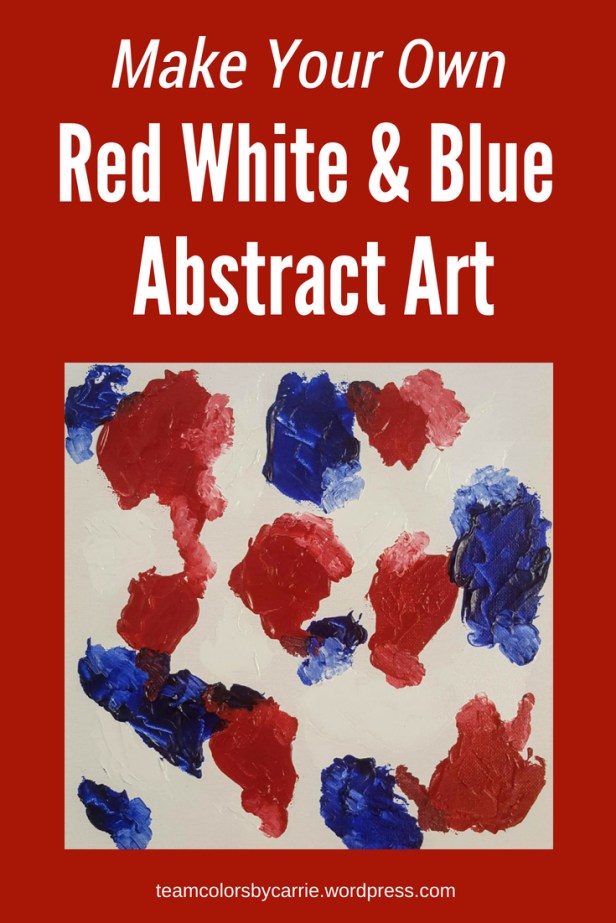 How to Make This Easy Red, White and Blue Wall Art (2)