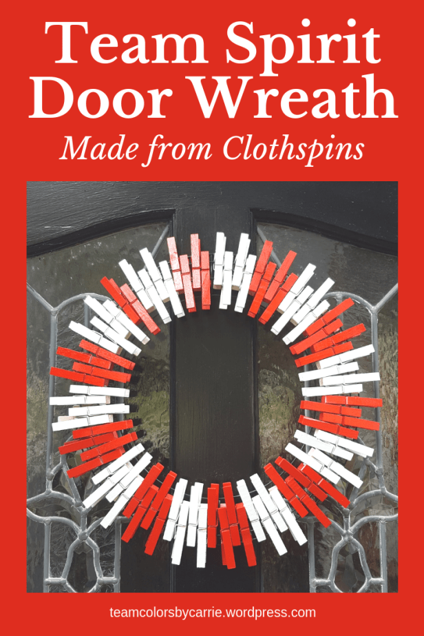 Blog_ How to Make a Team Spirit Door Wreath from Clothespins