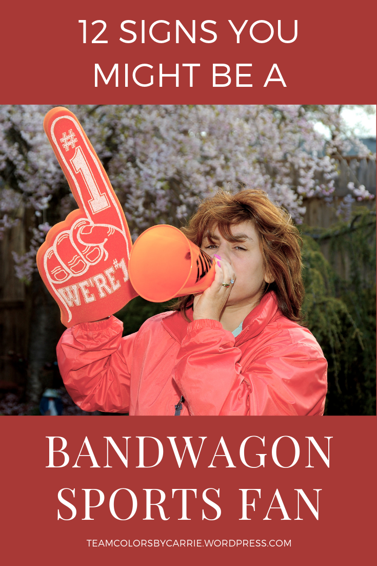 12 signs you might be a bandwagon sports fan