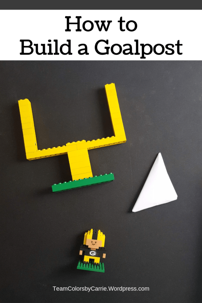 Build your own goalpost, for playing paper football