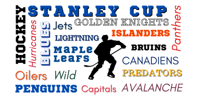 Subway Art featuring NHL teams