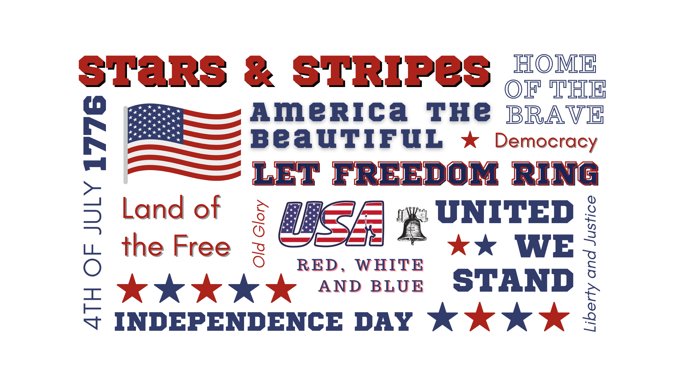 Celebrate Independence Day with a Free Subway Art Printable – Team ...