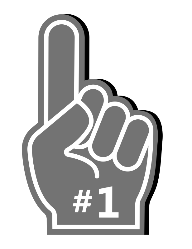 Football foam finger