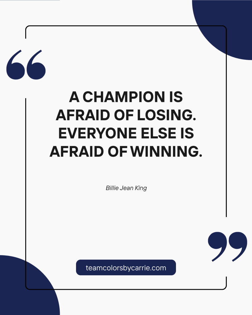 Billie Jean King quote